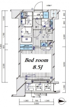 メインステージ板橋EASTの間取り図