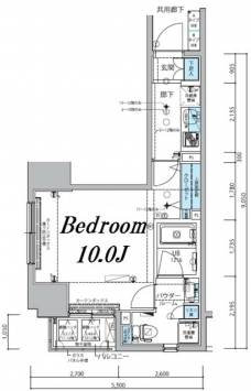 メインステージ信濃町の間取り図
