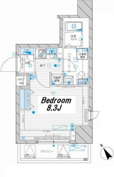 メインステージ田端の間取り図