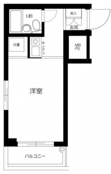 アクトピア田園調布南の間取り図