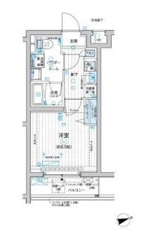 メインステージ立川IIIの間取り図