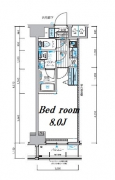 メインステージ入谷IIの間取り図