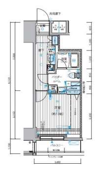 メインステージ入谷IIの間取り図