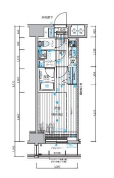 メインステージ入谷IIの間取り図