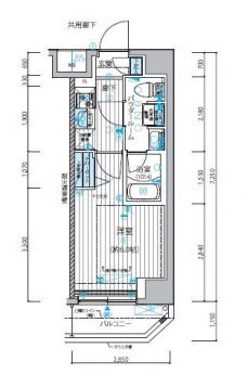 メインステージ立川IVの間取り図