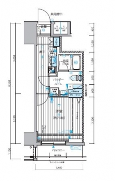 メインステージ入谷IIの間取り図