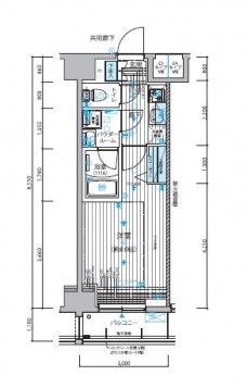 メインステージ入谷IIの間取り図