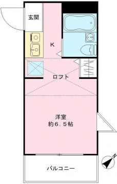 ルミナス西新宿の間取り図