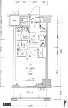 アクサス志村坂上の間取り図