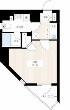 マキシヴ蒲田の間取り図