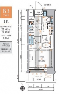 メインステージ元住吉の間取り図