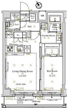 ARKMARK東大井の間取り図