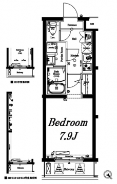 アクサス蒲田南の間取り図