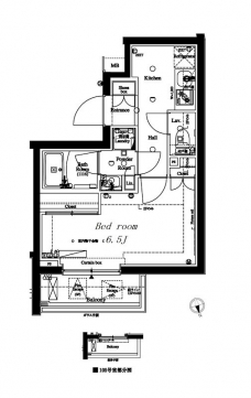 アークマーク大森町の間取り図