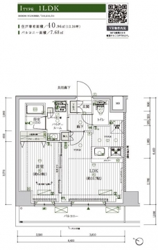 メインステージ北千住VIIの間取り図