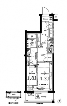 アークマーク三軒茶屋の間取り図