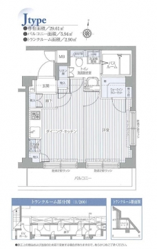 トーシンフェニックス新高円寺参番館の間取り図