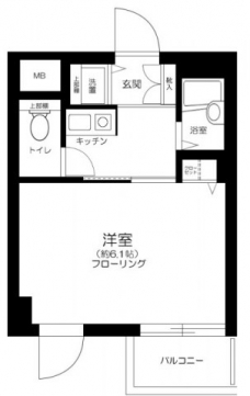 アイディ西小山の間取り図
