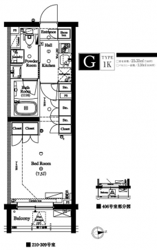 アクサス駒場東大前の間取り図