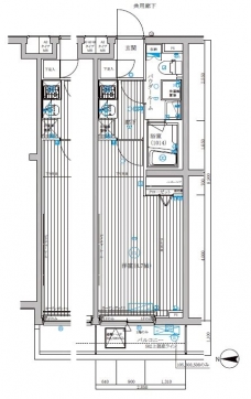 メインステージ武蔵関駅前の間取り図