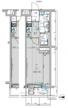 メインステージ武蔵関駅前の間取り図