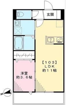 グランディールの間取り図
