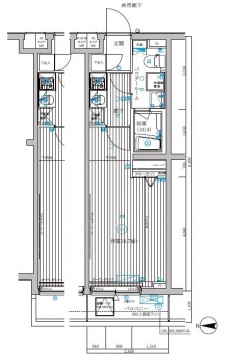 メインステージ武蔵関駅前の間取り図
