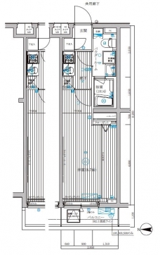 メインステージ武蔵関駅前の間取り図