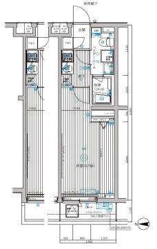 メインステージ武蔵関駅前の間取り図