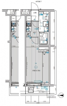 メインステージ武蔵関駅前の間取り図