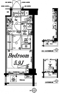 アクサス品川大井町の間取り図