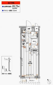 メインステージ赤塚の間取り図