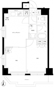 ルーブル両国弐番館の間取り図