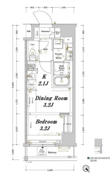 アークマーク王子本町の間取り図
