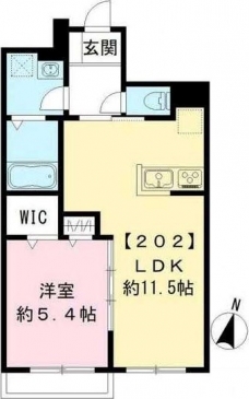 スカイ・フラワーの間取り図