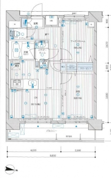 メインステージ王子IIの間取り図