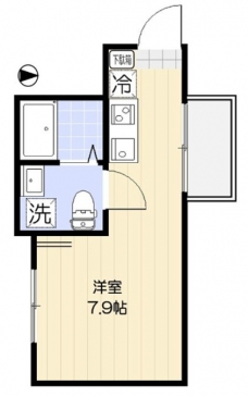 グロリア小岩の間取り図