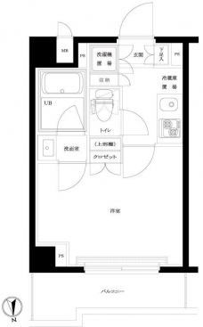 ルーブル東蒲田七番館の間取り図