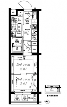アークマーク新中野の間取り図