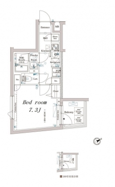 アークマーク東中野の間取り図