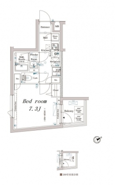 アークマーク東中野の間取り図