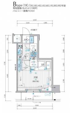 メインステージ三ノ輪IIIの間取り図