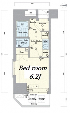 エクシム板橋区役所前の間取り図
