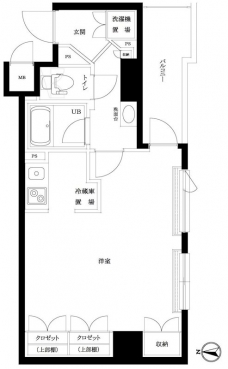 ルーブル明大前の間取り図