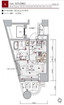 メインステージ北千住IIの間取り図