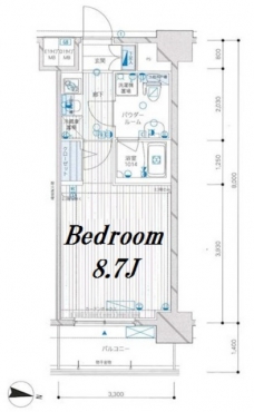 メインステージ王子IIの間取り図