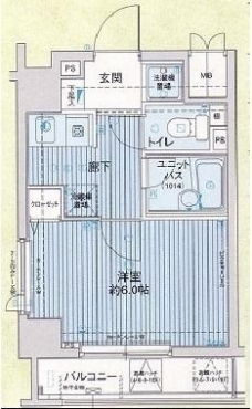 メインステージ護国寺IIの間取り図