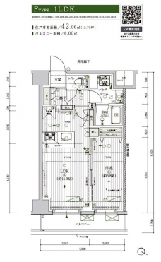 メインステージ北千住VIIの間取り図