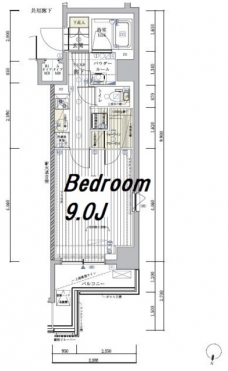 メインステージ自由が丘の間取り図