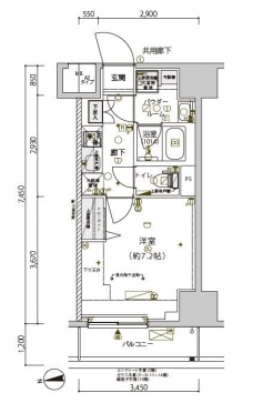 メインステージ南砂町IIの間取り図